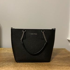 CALVIN KLEIN CROSSBODY PURSE HANDBAG BLACK